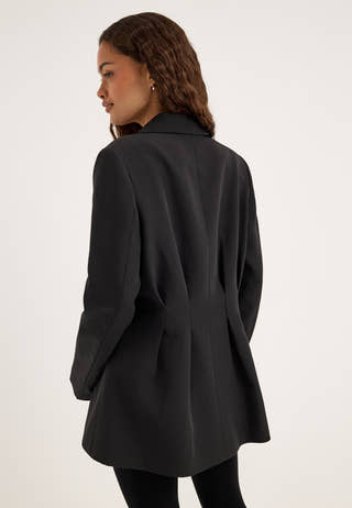 Shaped Blazer Black