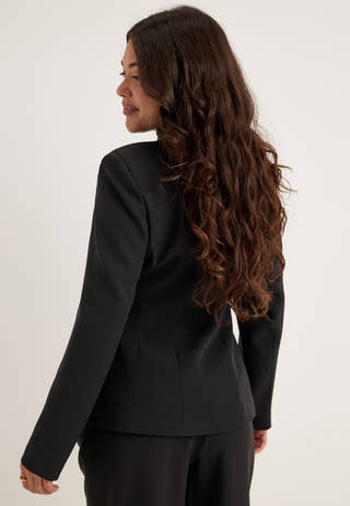Shaped Blazer Black