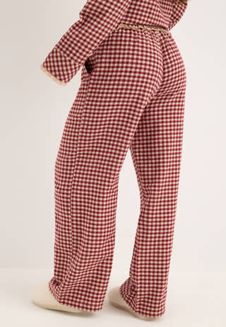 Flannel Pajama Trousers Patterned