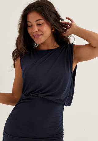 Objdellie Reg. Drapy Maxi Dress