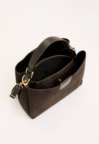 Novara Suede Handbag
