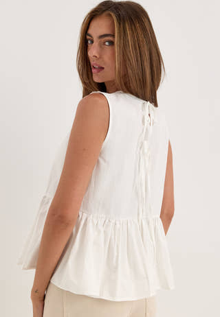 Viringa O-neck S/L TOP TOP Top White