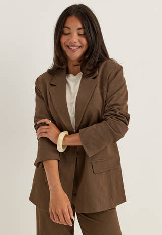 Objlisa Lo Blazer Noos Brown