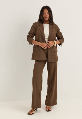 Objlisa Lo Blazer Noos Brown
