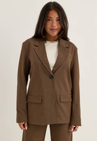 Objlisa Lo Blazer Noos Brown