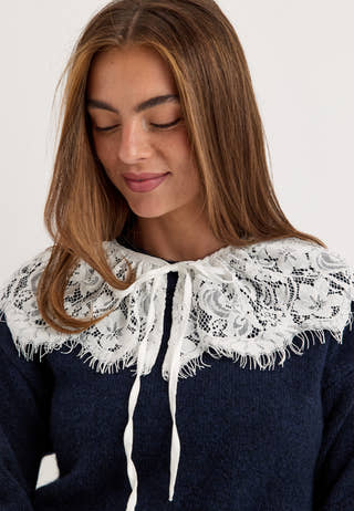 Objlaney L/S LO TOP White