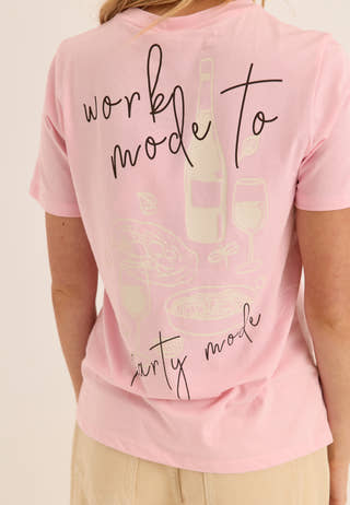 Pcfran Ss Tee Box Jrs Pink