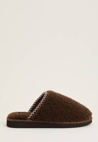 Teddy Slipper Brown