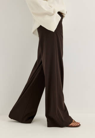 Vmzamira Mw Wide Pant Noos Brown