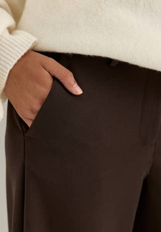 Vmzamira Mw Wide Pant Noos Brown