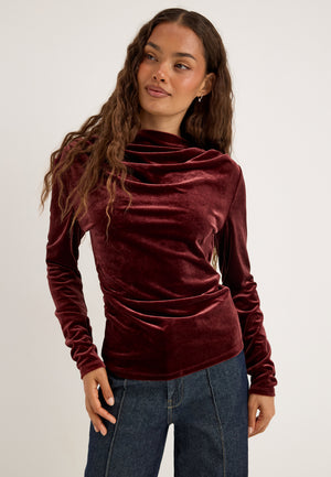 Velvet Top Red
