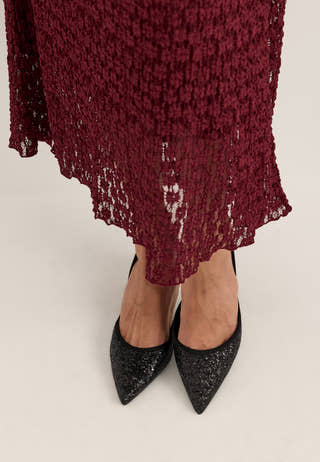 Onlcoco-11 Glitter Slingback Shoes Black