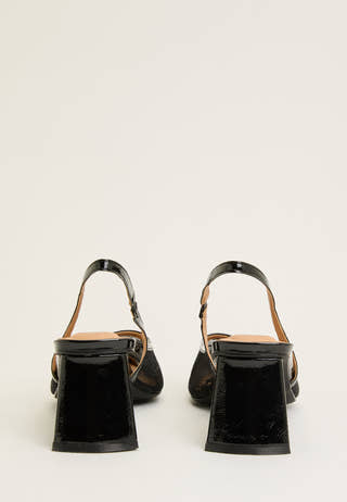 Biamaralyn Slingback Mesh Black
