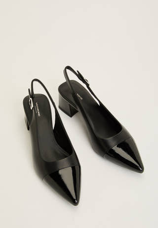 Marta Leather Pumps Black