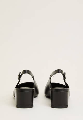 Marta Leather Pumps Black