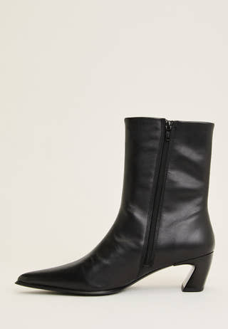 Ilona Leather Boot Black