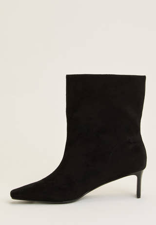 Square Toe Boot Black