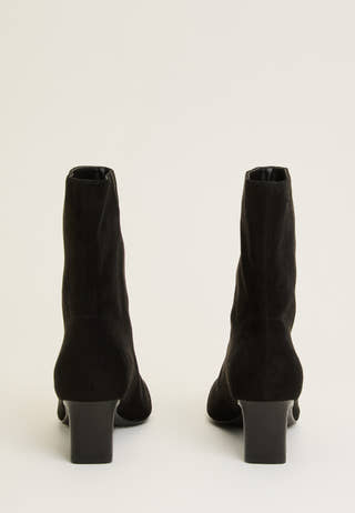 Square Toe Boot Black