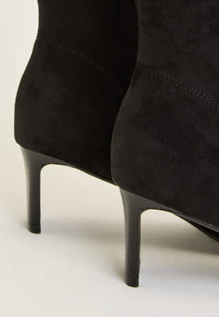 Square Toe Boot Black