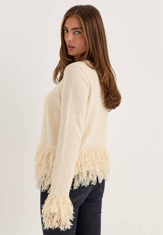 Vmsunny Ls Knit Cardigan Beige