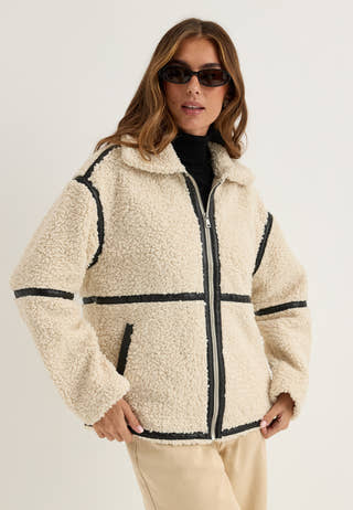 Onlparis Teddy Jacket White