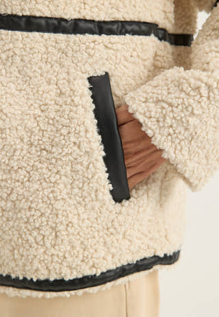 Onlparis Teddy Jacket White