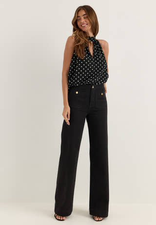 Onlmadeline Hw Wd Pocket Dnm GUA554 Black