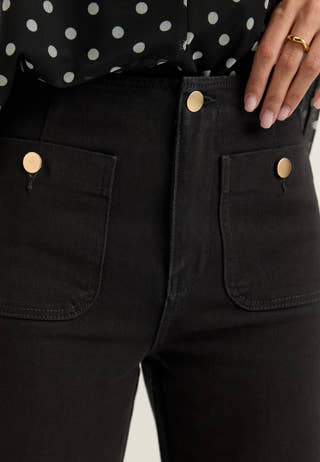 Onlmadeline Hw Wd Pocket Dnm GUA554 Black
