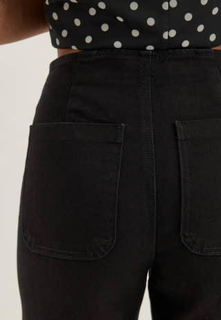 Onlmadeline Hw Wd Pocket Dnm GUA554 Black