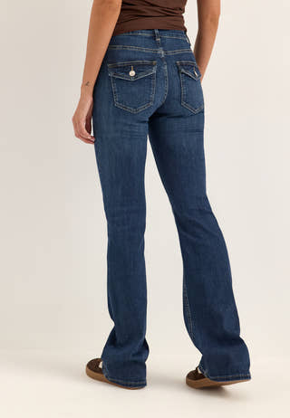 Onlblush Mw B-poc Flared Dnm Pim134 Blue