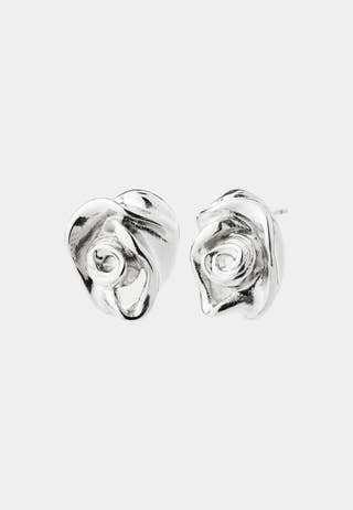 Inner Earrings Silver-plated Silver