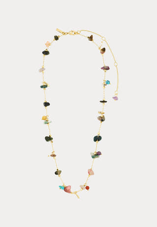 Here Necklace Gold-plated/MULTI Gold