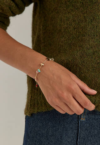 Here Bracelet Gold-plated/MULTI Gold