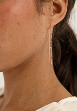 Baylen Chain Earrings Gold-plated Gold