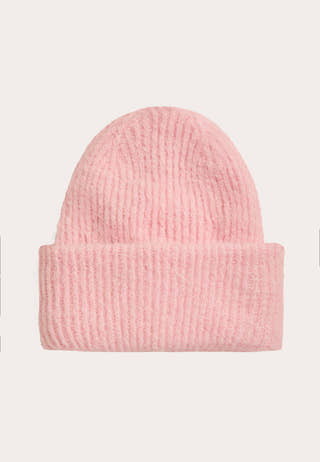 Pcbera Alpaca Blend Hood Pink