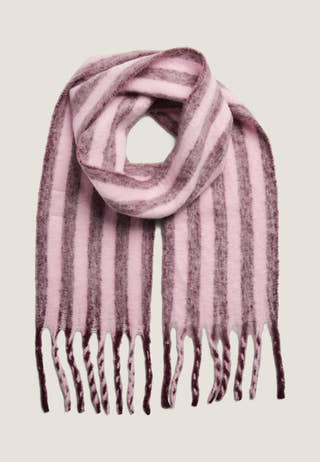 Pcbea Narrow Long Scarf Purple