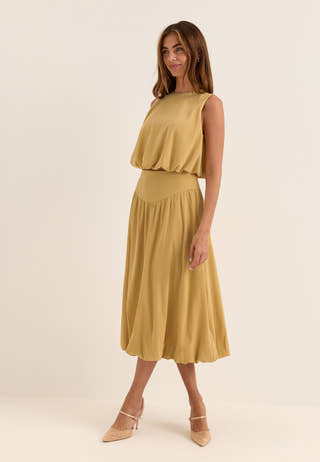 Vmblake Hw Balloon 7/8 SKIRT Yellow
