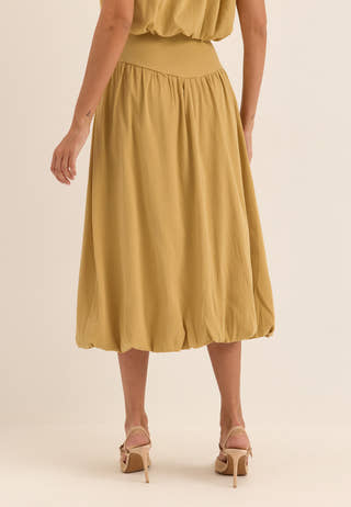 Vmblake Hw Balloon 7/8 SKIRT Yellow