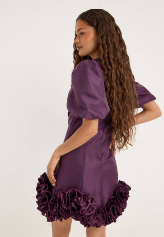 Yaselina Wave 2/4 Dress Purple
