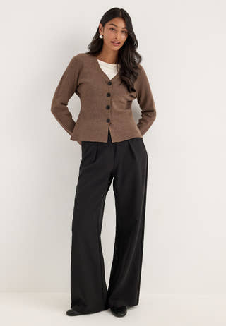 Vmmille Ls V-neck Cardigan