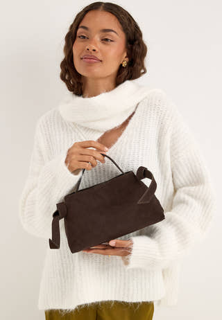 Slwstella Mini Suede Bag Brown