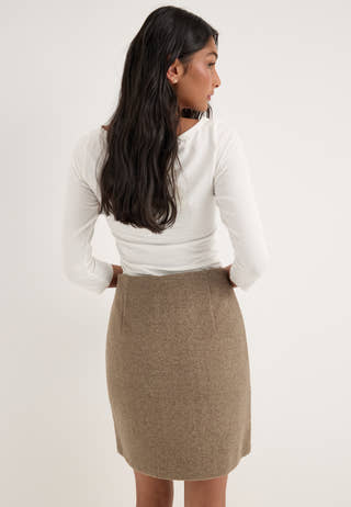 Vizikka Hw Short Skirt Grey