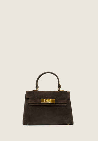 Trento Suede Bag Brown
