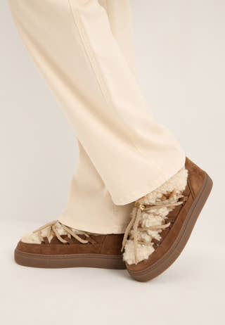 Teddy Low Sneaker Beige