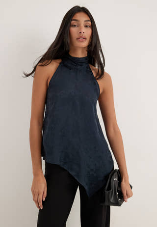 Objluma S/L RE ASYMMETRIC TOP Blue