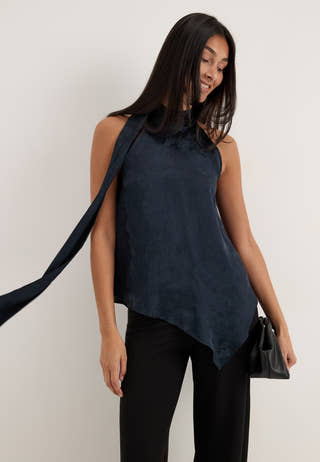 Objluma S/L RE ASYMMETRIC TOP Blue