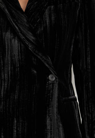 Objminna L/S RE WAISTED BLAZER Black