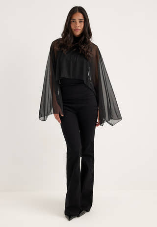 Objaylin L/S RE TOP Black