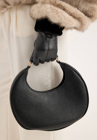 Glove Fashion Faux Black