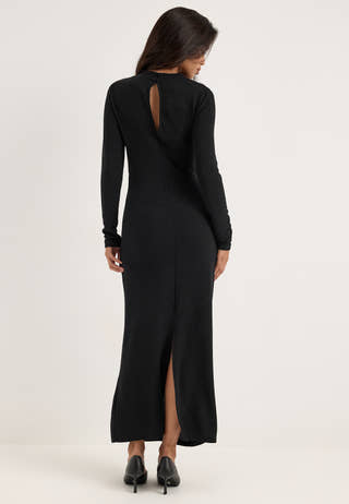 Slwnori Ls Long Dress Black